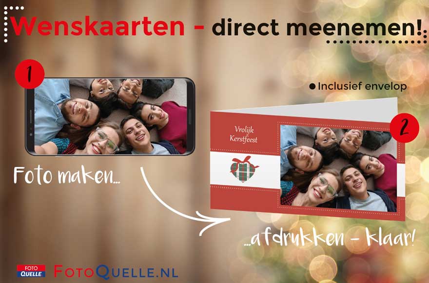 Direct print fotoservice en wenskaarten – Drogisterij Lammie Vedder